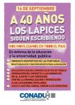 Leer más: 16/09 Paro Nacional de CONADU Histórica y movilizaciones en todo el país