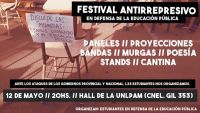 Leer más: FESTIVAL EN DEFENSA DE LA EDUCACIÓN PÚBLICA