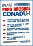 Leer más: PARO NACIONAL 24 DE FEBRERO DE 2016 CONADUH